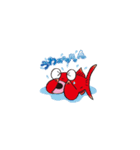 おしゃべり手描きんぎょ（個別スタンプ：30）