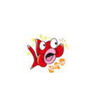 おしゃべり手描きんぎょ（個別スタンプ：39）