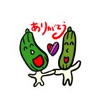 きもキュウリの日々挨拶から色々と。（個別スタンプ：10）