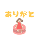 こびとシスターズ【デカ文字】（個別スタンプ：4）
