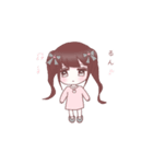 女の子たちとうさぎ。2（個別スタンプ：7）