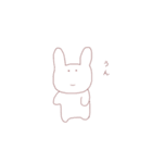女の子たちとうさぎ。2（個別スタンプ：17）