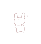 女の子たちとうさぎ。2（個別スタンプ：25）