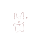 女の子たちとうさぎ。2（個別スタンプ：26）