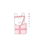 女の子たちとうさぎ。2（個別スタンプ：28）