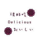中英日語挨拶-万華鏡デザイン（個別スタンプ：23）