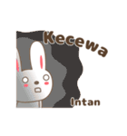 Cute rabbit stickers name, Intan（個別スタンプ：29）