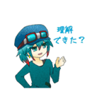 男子創作キャラスタンプ（個別スタンプ：21）