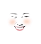 白塗りじんぼ（個別スタンプ：3）