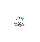口から血が出てるうさぎの日常会話（個別スタンプ：12）