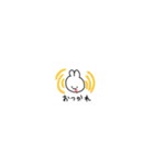 口から血が出てるうさぎの日常会話（個別スタンプ：24）
