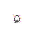 口から血が出てるうさぎの日常会話（個別スタンプ：33）