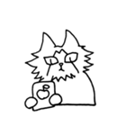 レイさん(モノクロ)（個別スタンプ：3）