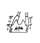 レイさん(モノクロ)（個別スタンプ：6）