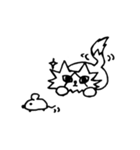 レイさん(モノクロ)（個別スタンプ：7）