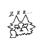 レイさん(モノクロ)（個別スタンプ：8）