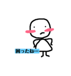 あかホッペガール（個別スタンプ：3）