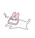 可愛いうさぎねこ（個別スタンプ：6）