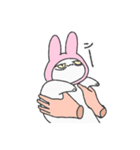 可愛いうさぎねこ（個別スタンプ：18）