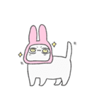 可愛いうさぎねこ（個別スタンプ：21）