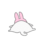 可愛いうさぎねこ（個別スタンプ：25）