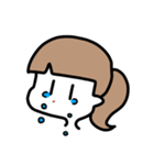 ひとつ結びの子（個別スタンプ：14）