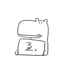 ワニとカバ（個別スタンプ：14）