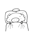 ホワイトボードのぶた（個別スタンプ：8）