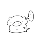 ホワイトボードのぶた（個別スタンプ：11）