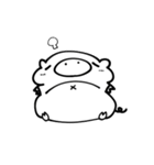 ホワイトボードのぶた（個別スタンプ：17）