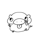 ホワイトボードのぶた（個別スタンプ：21）