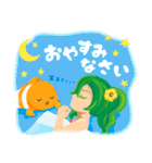 もずく大好き！もず海ちゃん（個別スタンプ：4）