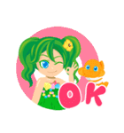 もずく大好き！もず海ちゃん（個別スタンプ：7）