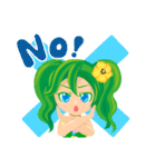 もずく大好き！もず海ちゃん（個別スタンプ：8）