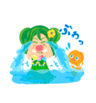 もずく大好き！もず海ちゃん（個別スタンプ：34）