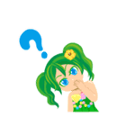 もずく大好き！もず海ちゃん（個別スタンプ：35）