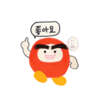 だるまのあかくん（달마의빨강군 ）（個別スタンプ：7）