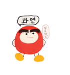 だるまのあかくん（달마의빨강군 ）（個別スタンプ：24）