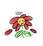 花トキドキ芋虫（個別スタンプ：2）