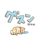 可愛い柴犬のでか文字スタンプ 2（個別スタンプ：19）