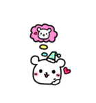ゆるる〜なくまたん❤︎仲良しさん❤︎（個別スタンプ：3）