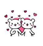 ゆるる〜なくまたん❤︎仲良しさん❤︎（個別スタンプ：10）