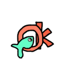 さかなと魚（個別スタンプ：8）