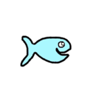さかなと魚（個別スタンプ：21）