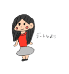 Happy Birthday ＆ girl（個別スタンプ：5）
