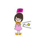イニシャルスタンプ【R】ぶーちゃんRの日常（個別スタンプ：7）