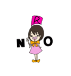 イニシャルスタンプ【R】ぶーちゃんRの日常（個別スタンプ：10）