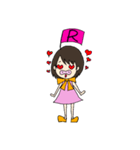 イニシャルスタンプ【R】ぶーちゃんRの日常（個別スタンプ：40）