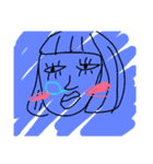 顔顔顔。（個別スタンプ：6）