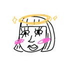 顔顔顔。（個別スタンプ：7）